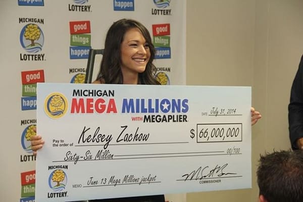 Kelsey Zachow, 2014 MEGA Millions winner